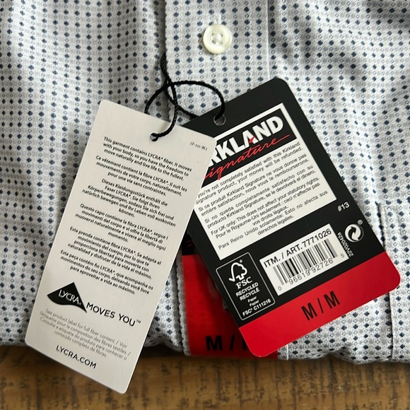 NWT - Kirkland Signature Short Sleeve Button Down Sport Shirts - Picture 5 of 7